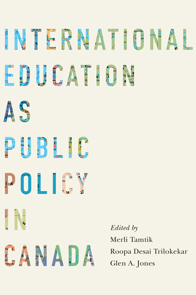 Book cover for International Education as Public Policy in Canada