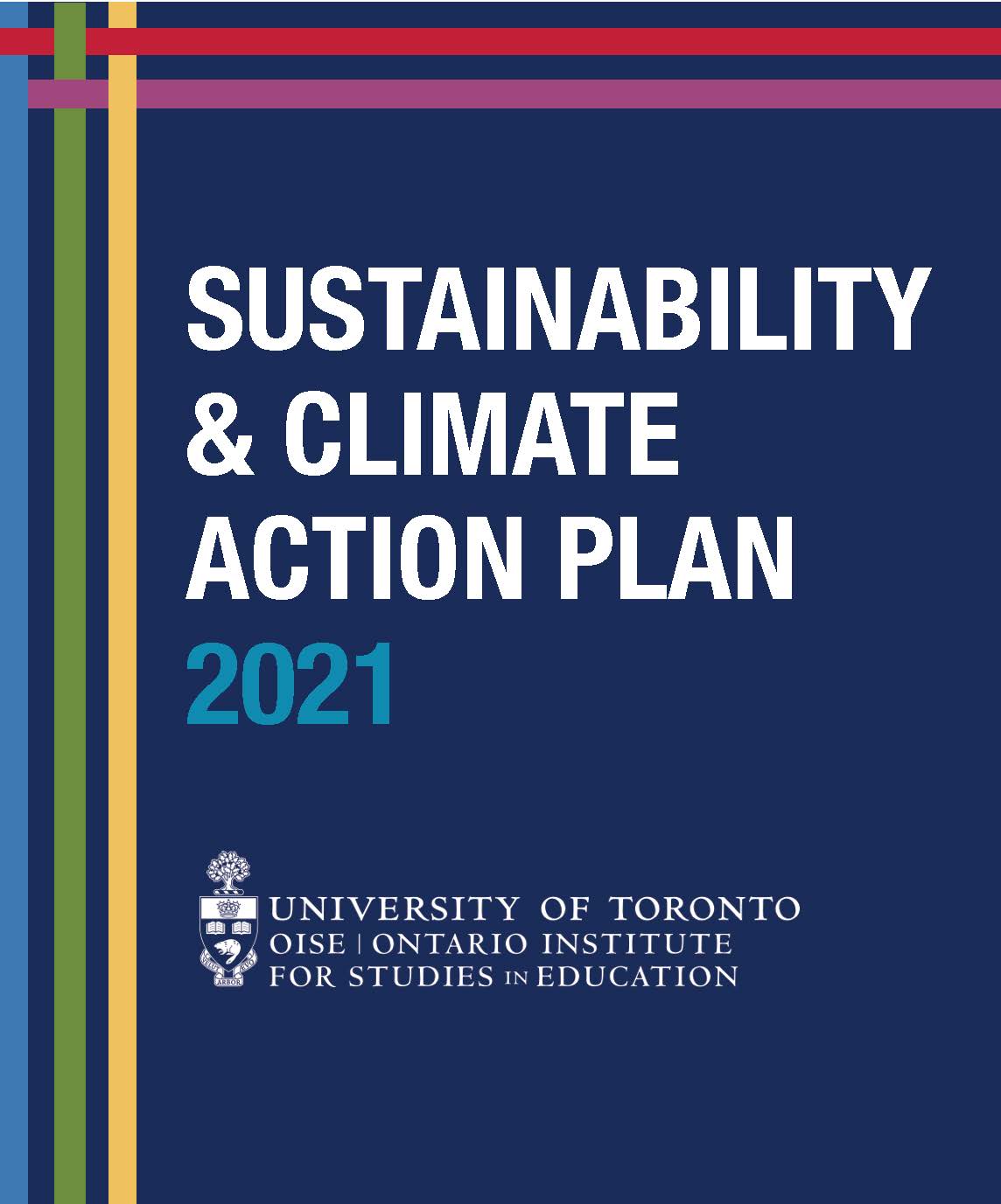 Report cover image for OISE's Sustainability & Climate Action Plan