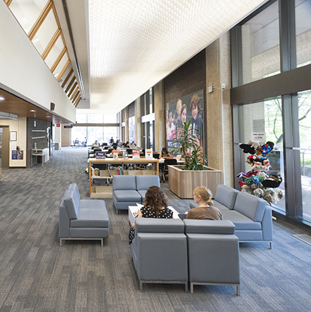 OISE Library ground floor view