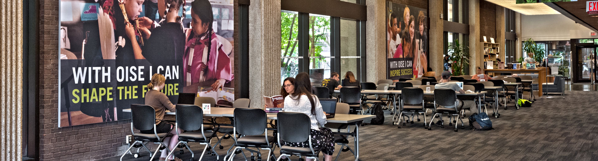Photo of OISE library