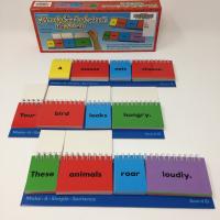 word flipboards on a table