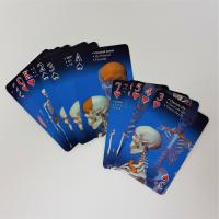 cards with skeleton images