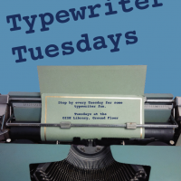 typewriter with paper