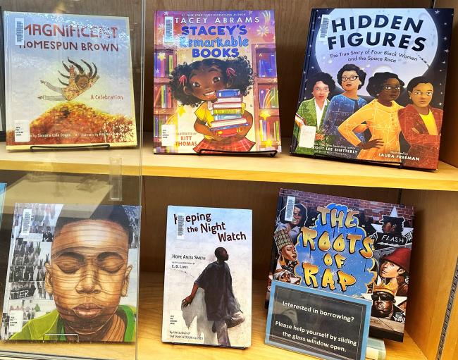 Photo of Black Wonderings book display