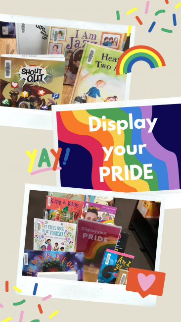 Display your Pride book displays